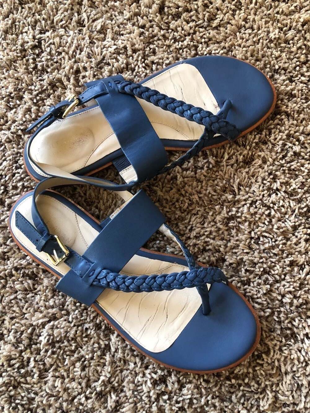 Cole Haan  Leather Thong Sandals